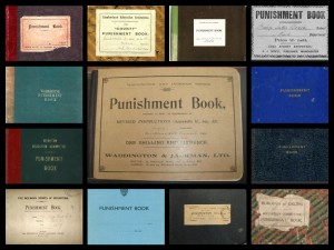 Punishment book collage