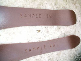 Sample Tawses - from Abel and Haron's Spanking Blog